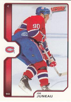 #114 Joe Juneau - Montreal Canadiens - 2002-03 Upper Deck Victory Hockey