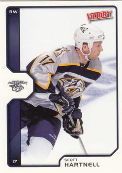 #117 Scott Hartnell - Nashville Predators - 2002-03 Upper Deck Victory Hockey