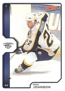 #121 Greg Johnson - Nashville Predators - 2002-03 Upper Deck Victory Hockey