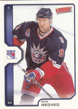 #142 Petr Nedved - New York Rangers - 2002-03 Upper Deck Victory Hockey