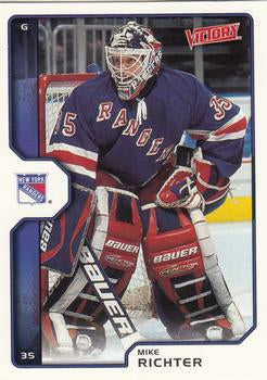 #145 Mike Richter - New York Rangers - 2002-03 Upper Deck Victory Hockey