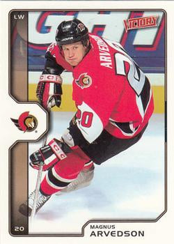 #152 Magnus Arvedson - Ottawa Senators - 2002-03 Upper Deck Victory Hockey