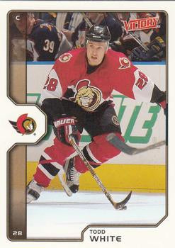 #153 Todd White - Ottawa Senators - 2002-03 Upper Deck Victory Hockey