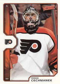 #154 Roman Cechmanek - Philadelphia Flyers - 2002-03 Upper Deck Victory Hockey