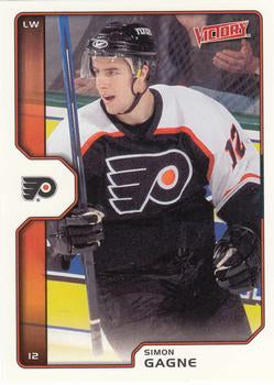 #156 Simon Gagne - Philadelphia Flyers - 2002-03 Upper Deck Victory Hockey