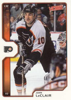 #158 John LeClair - Philadelphia Flyers - 2002-03 Upper Deck Victory Hockey