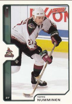 #164 Teppo Numminen - Phoenix Coyotes - 2002-03 Upper Deck Victory Hockey
