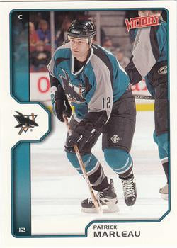#178 Patrick Marleau - San Jose Sharks - 2002-03 Upper Deck Victory Hockey