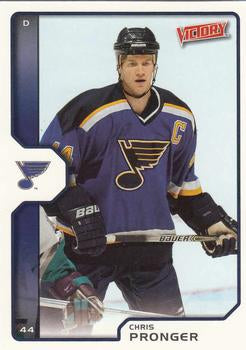 #185 Chris Pronger - St. Louis Blues - 2002-03 Upper Deck Victory Hockey