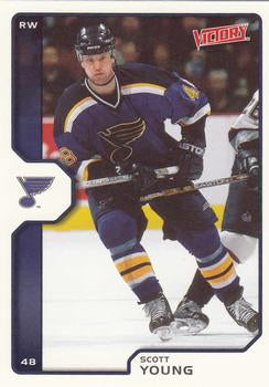 #189 Scott Young - St. Louis Blues - 2002-03 Upper Deck Victory Hockey