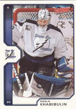 #193 Nikolai Khabibulin - Tampa Bay Lightning - 2002-03 Upper Deck Victory Hockey