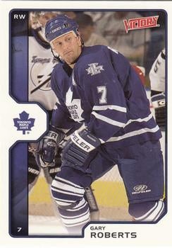#201 Gary Roberts - Toronto Maple Leafs - 2002-03 Upper Deck Victory Hockey