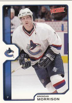 #205 Brendan Morrison - Vancouver Canucks - 2002-03 Upper Deck Victory Hockey