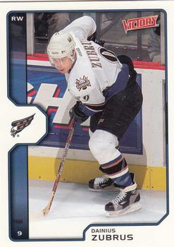 #216 Dainius Zubrus - Washington Capitals - 2002-03 Upper Deck Victory Hockey