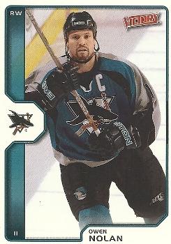 #177 Owen Nolan - San Jose Sharks - 2002-03 Upper Deck Victory Hockey