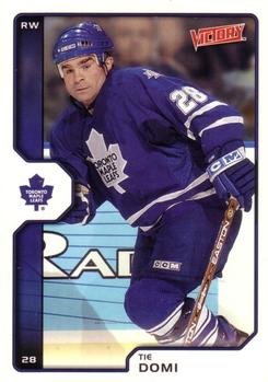 #203 Tie Domi - Toronto Maple Leafs - 2002-03 Upper Deck Victory Hockey