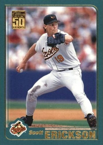 #567 Scott Erickson - Baltimore Orioles - 2001 Topps Baseball