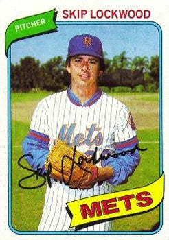 #567 Skip Lockwood - New York Mets - 1980 Topps Baseball