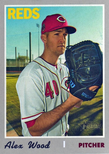 #567 Alex Wood - Cincinnati Reds - 2019 Topps Heritage Baseball