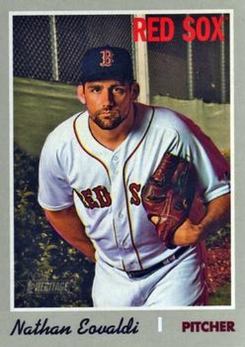 #568 Nathan Eovaldi - Boston Red Sox - 2019 Topps Heritage Baseball