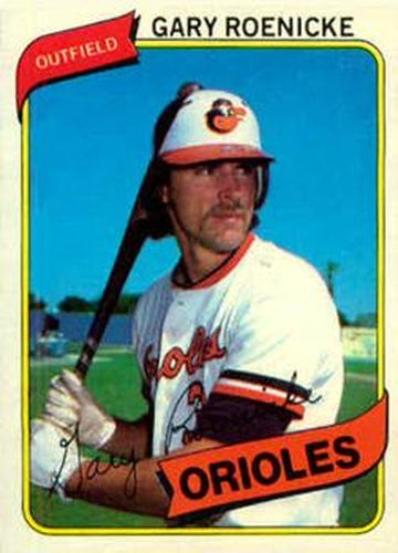 #568 Gary Roenicke - Baltimore Orioles - 1980 Topps Baseball