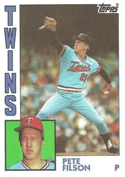 #568 Pete Filson - Minnesota Twins - 1984 Topps Baseball