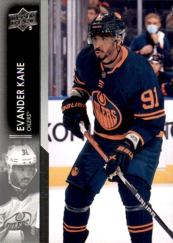 #568 Evander Kane - Edmonton Oilers - 2021-22 Upper Deck Hockey