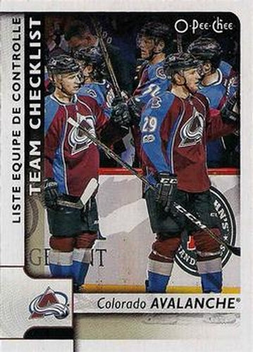 #568 Colorado Avalanche - Colorado Avalanche - 2017-18 O-Pee-Chee Hockey