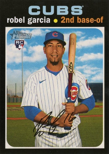 #568 Robel Garcia - Chicago Cubs - 2020 Topps Heritage Baseball