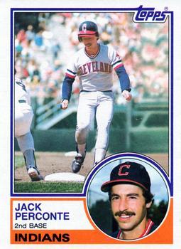 #569 Jack Perconte - Cleveland Indians - 1983 Topps Baseball