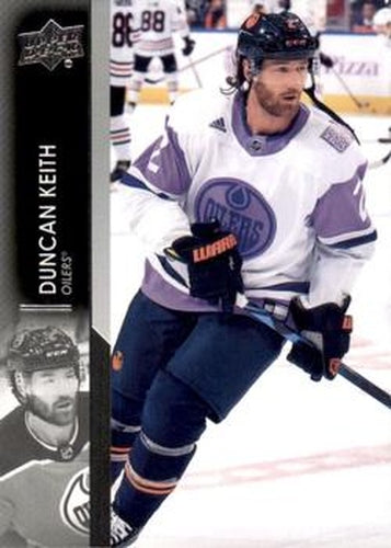 #569b Duncan Keith - Edmonton Oilers - 2021-22 Upper Deck Hockey