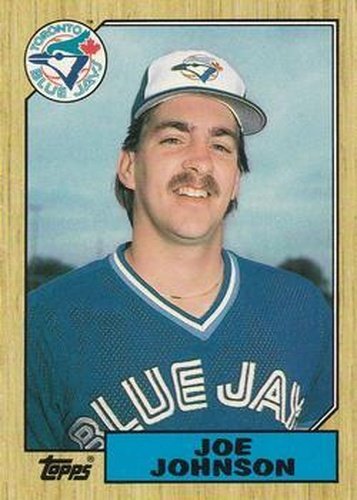 #56T Joe Johnson - Toronto Blue Jays - 1987 Topps Traded Baseball