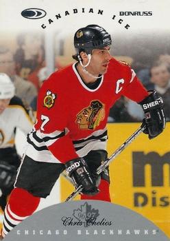 #56 Chris Chelios - Chicago Blackhawks - 1996-97 Donruss Canadian Ice Hockey