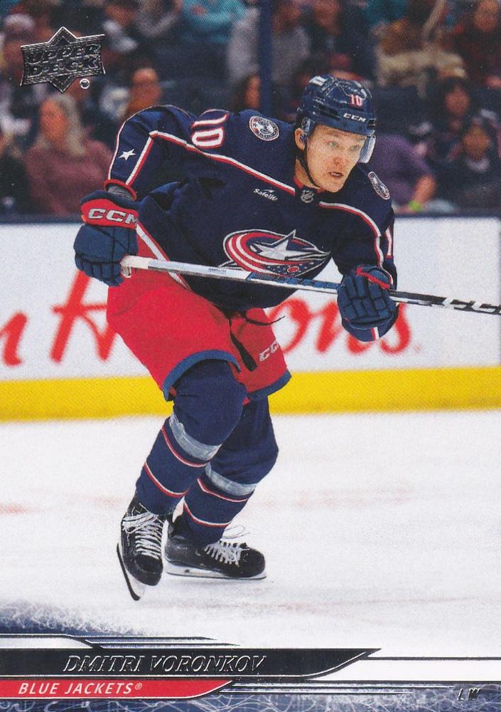 #56 Dmitri Voronkov - Columbus Blue Jackets - 2024-25 Upper Deck Hockey