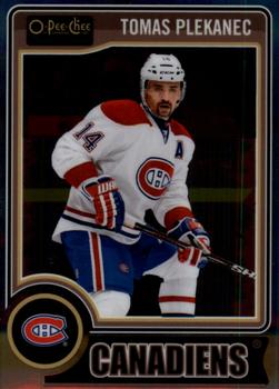 #56 Tomas Plekanec - Montreal Canadiens - 2014-15 O-Pee-Chee Platinum Hockey