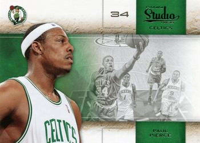 #56 Paul Pierce - Boston Celtics - 2009-10 Panini Studio Basketball