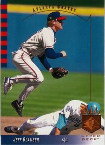 #56 Jeff Blauser - Atlanta Braves - 1993 SP Baseball