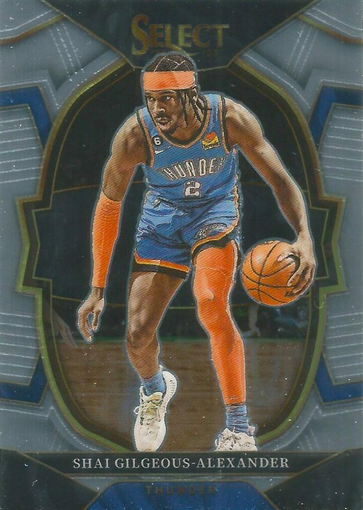 #56 Shai Gilgeous-Alexander - Oklahoma City Thunder - 2022-23 Panini Select Basketball