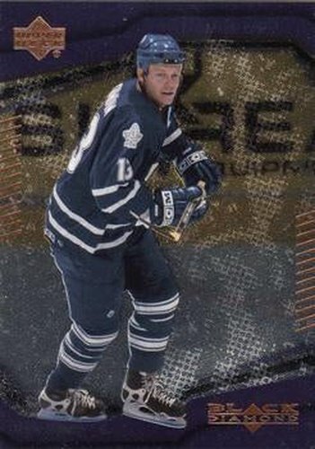 #56 Mats Sundin - Toronto Maple Leafs - 2000-01 Upper Deck Black Diamond Hockey