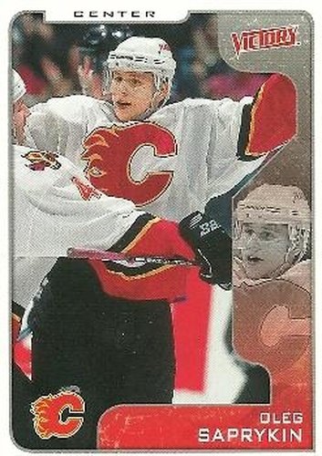#56 Oleg Saprykin - Calgary Flames - 2001-02 Upper Deck Victory Hockey