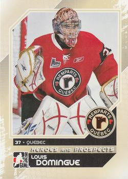 #56 Louis Domingue - Quebec Remparts - 2010-11 In The Game Heroes and Prospects Hockey