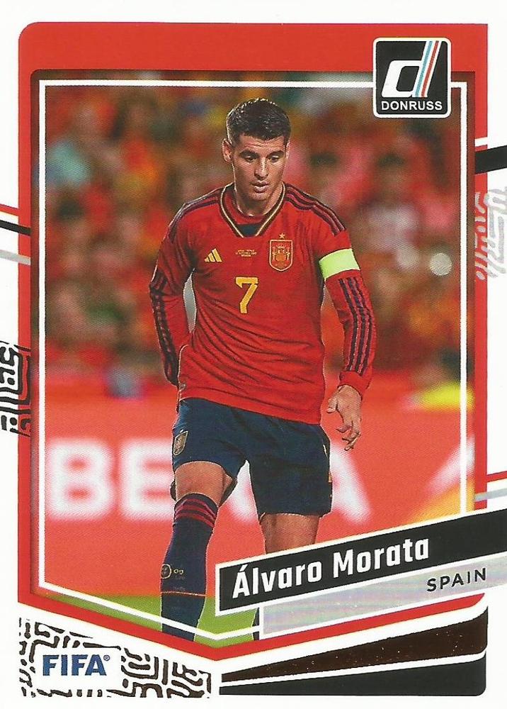 #56 Alvaro Morata - Spain - 2023-24 Donruss Soccer