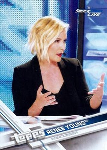 #56 Renee Young - 2017 Topps WWE Wrestling