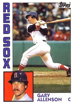 #56 Gary Allenson - Boston Red Sox - 1984 Topps Baseball