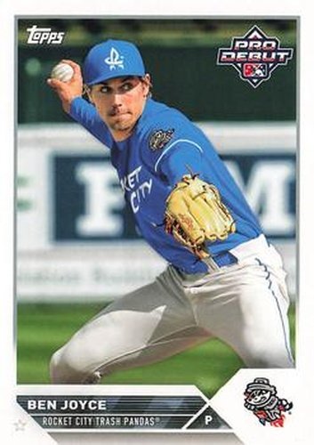 #PD-56 Ben Joyce - Rocket City Trash Pandas - 2023 Topps Pro Debut Baseball