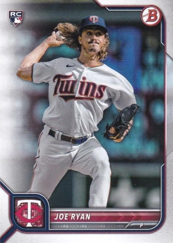 #56 Joe Ryan - Minnesota Twins - 2022 Bowman Baseball