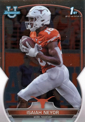 #56 Isaiah Neyor - Texas Longhorns - 2022 Bowman Chrome University Football