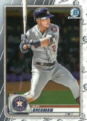 #56 Alex Bregman - Houston Astros - 2020 Bowman Chrome Baseball