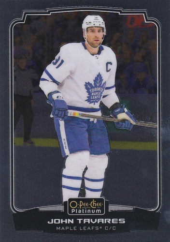 #56 John Tavares - Toronto Maple Leafs - 2022-23 O-Pee-Chee Platinum Hockey