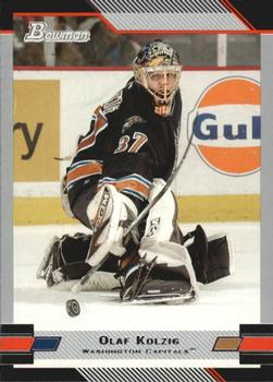 #56 Olaf Kolzig - Washington Capitals - 2003-04 Bowman Draft Picks and Prospects Hockey